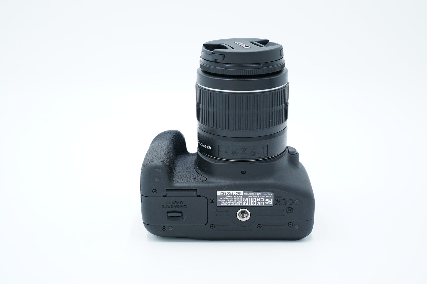 Canon EOSREBELT7/1855/22136 Rebel T7, EF-S 18-55mm f/3.5-5.6 IS II, Used