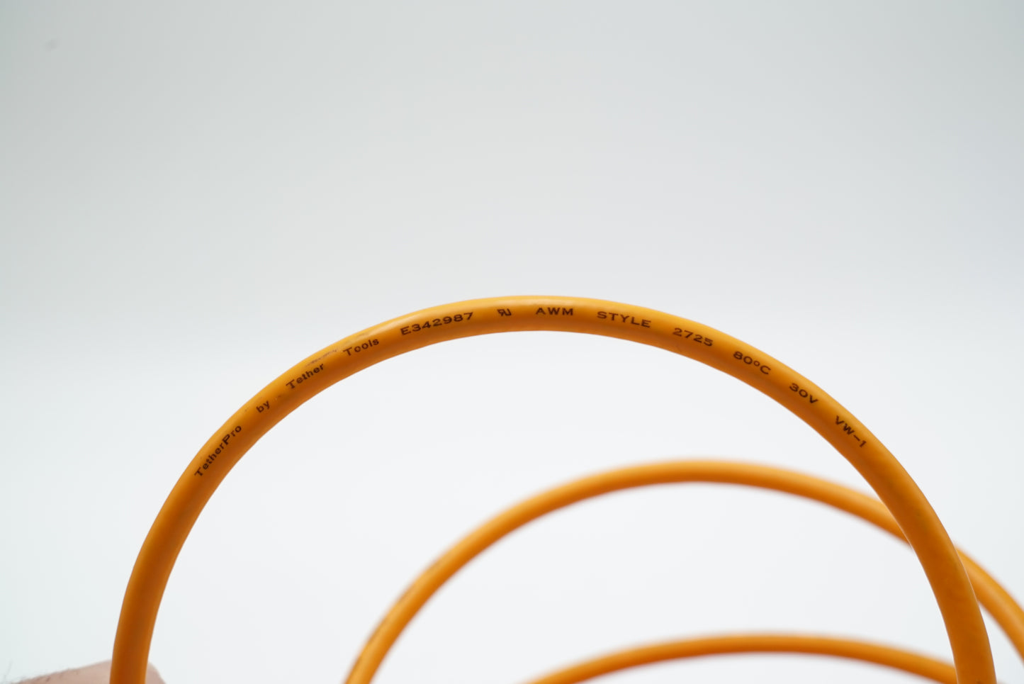 Tether Tools USB Type-C To Type-C Extension Cable (15' Orange), Used