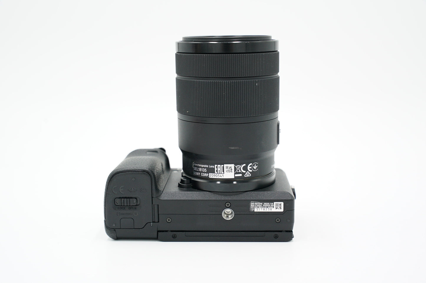 Sony A6400M/3518238, E 18-135mm F/3.5-5.6 OSS Lens, Black, Used