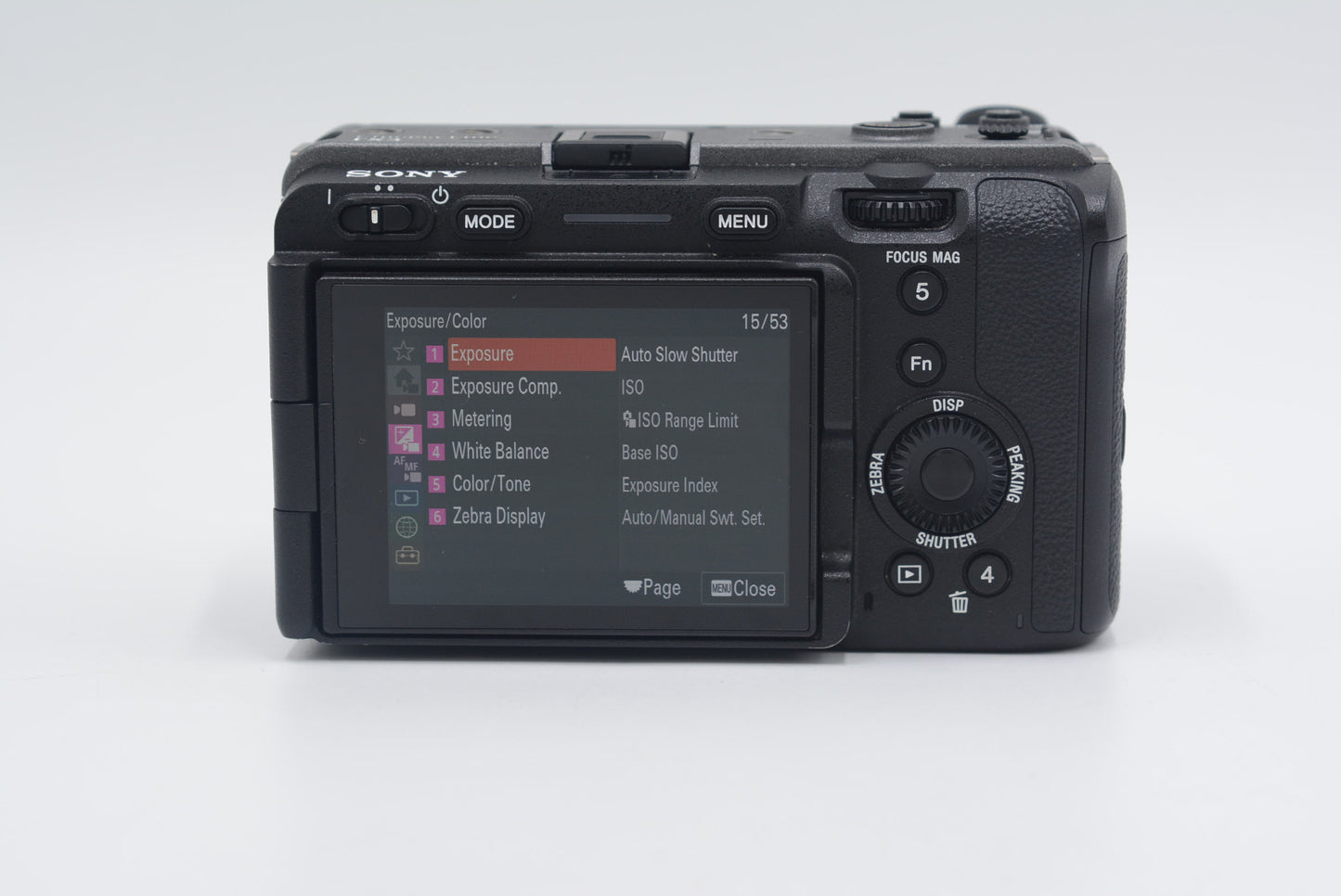 Sony FX3/3395108 Full-Frame Cinema Camera w/handle, Used