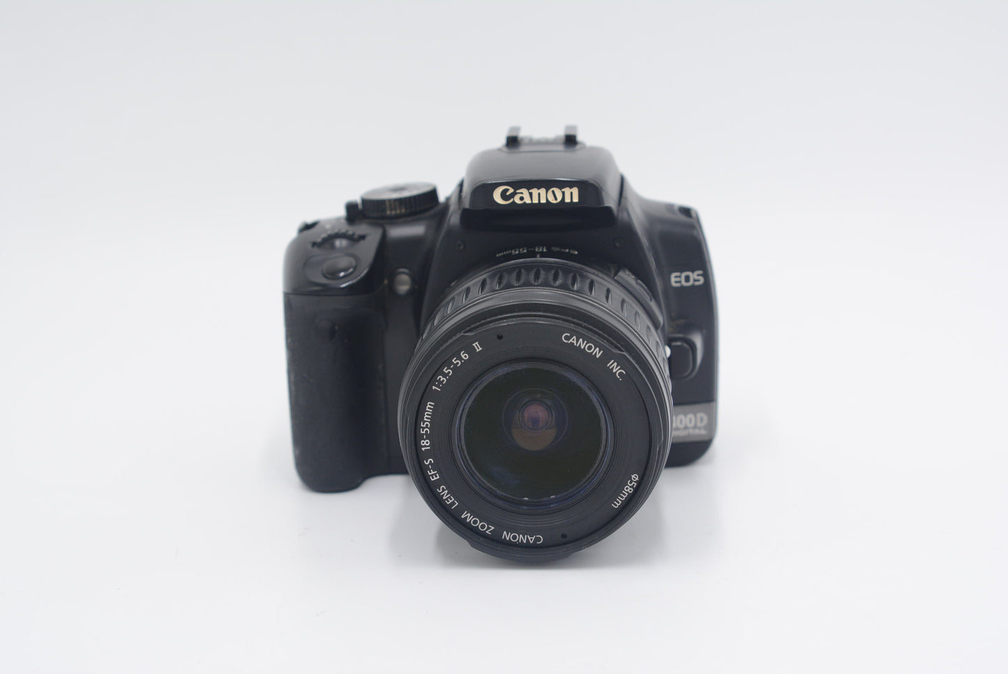 Canon EOS400D/1855/77283 EOS 400D, EF-S 18-55mm f/3.5-5.6 II, Used