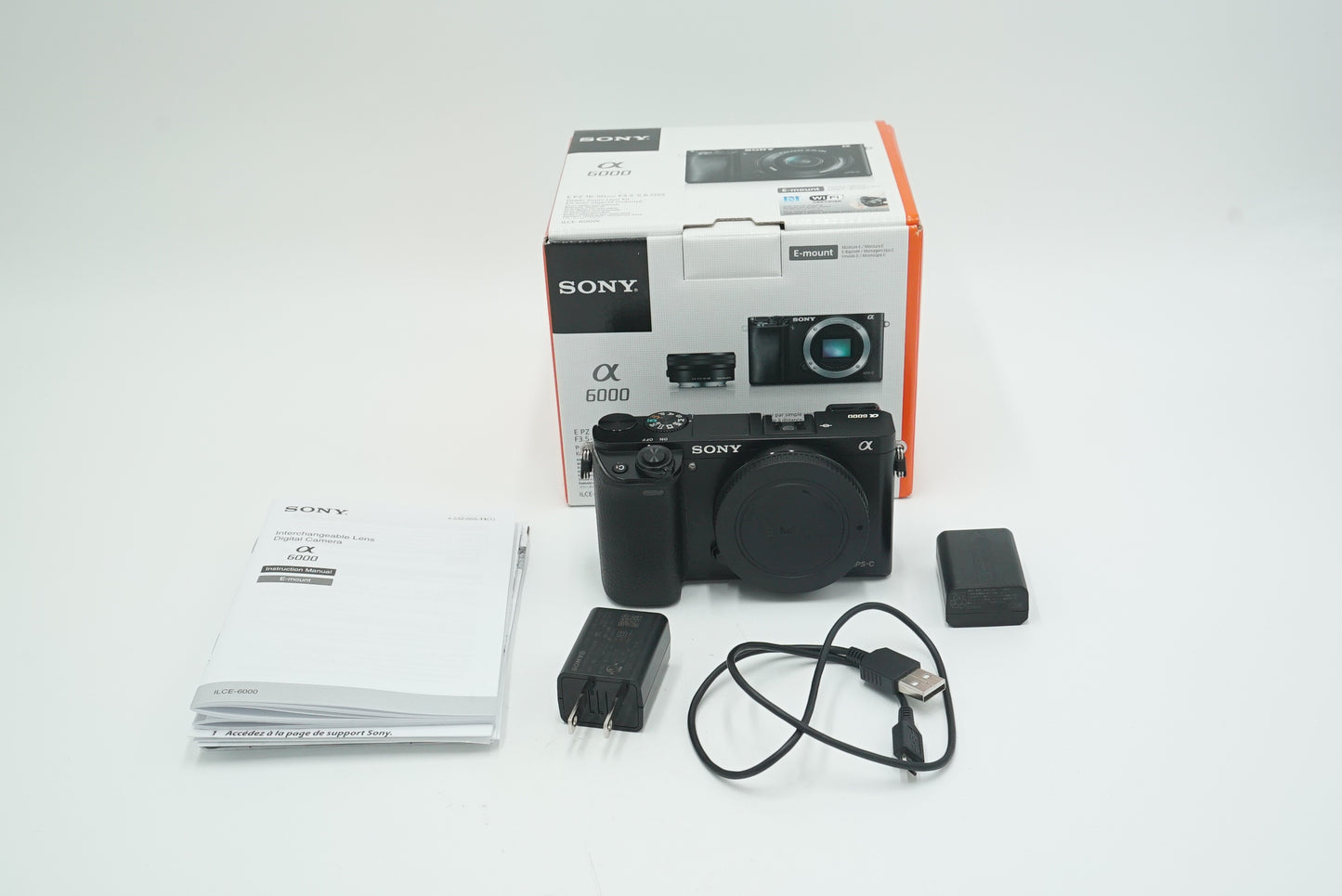 Sony A6000/6479006, A6000, Body Only, Black, Used