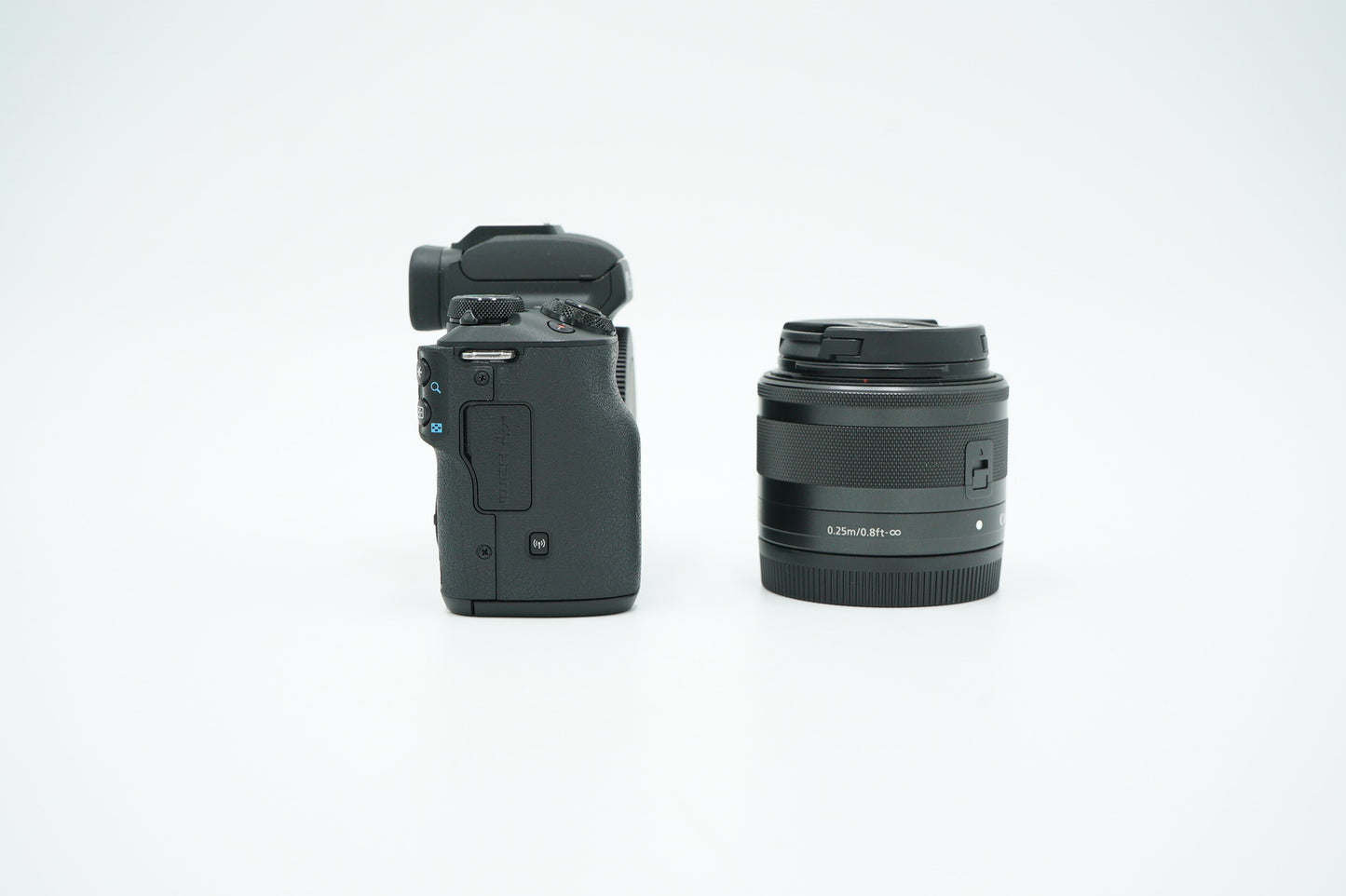 Canon M50IIB/1545/00414 EOS M50 Mark II + 15-45mm Lens, Black, Used