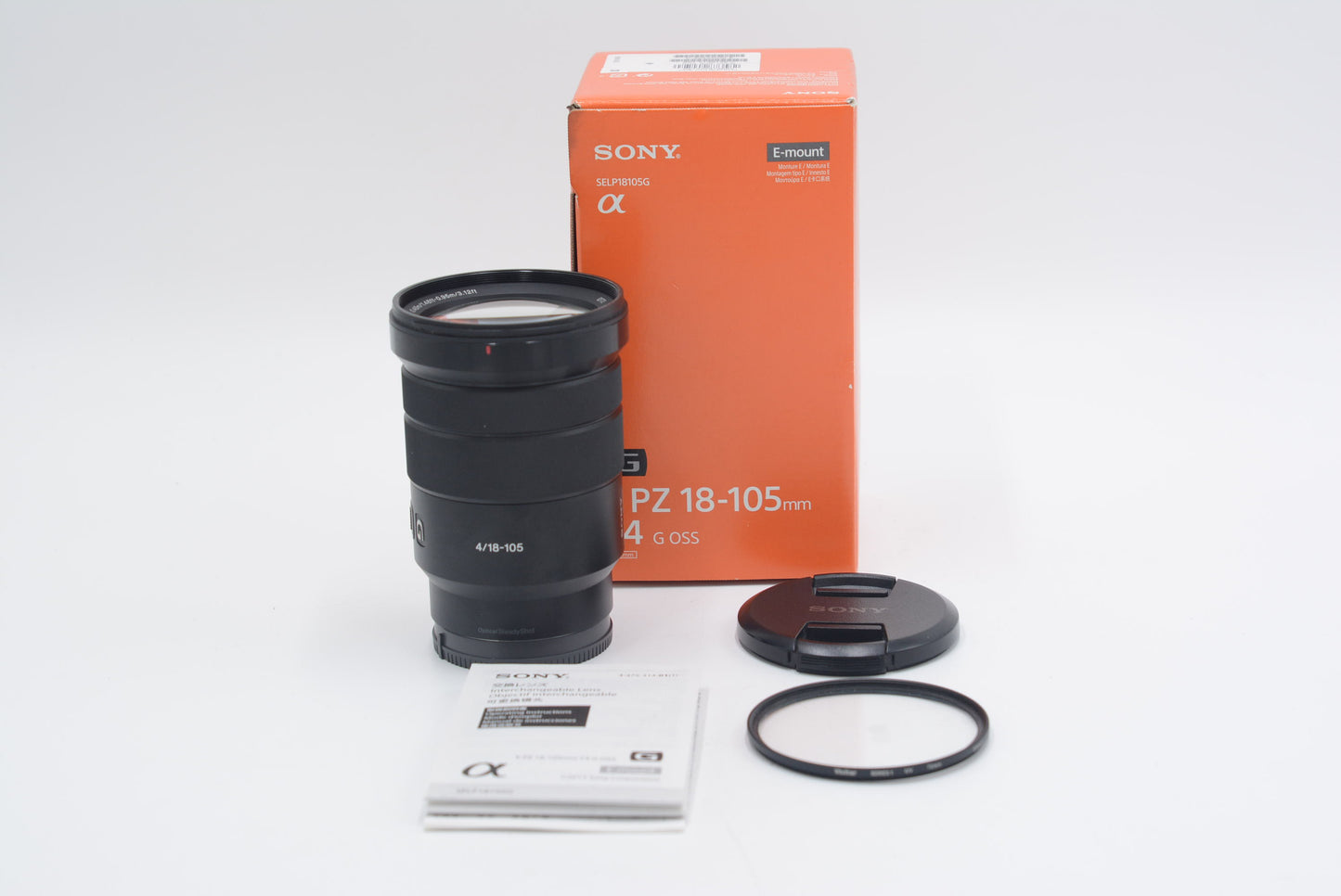Sony SELP18105G/2166128 E PZ 18-105mm F/4 G OSS Lens, Used
