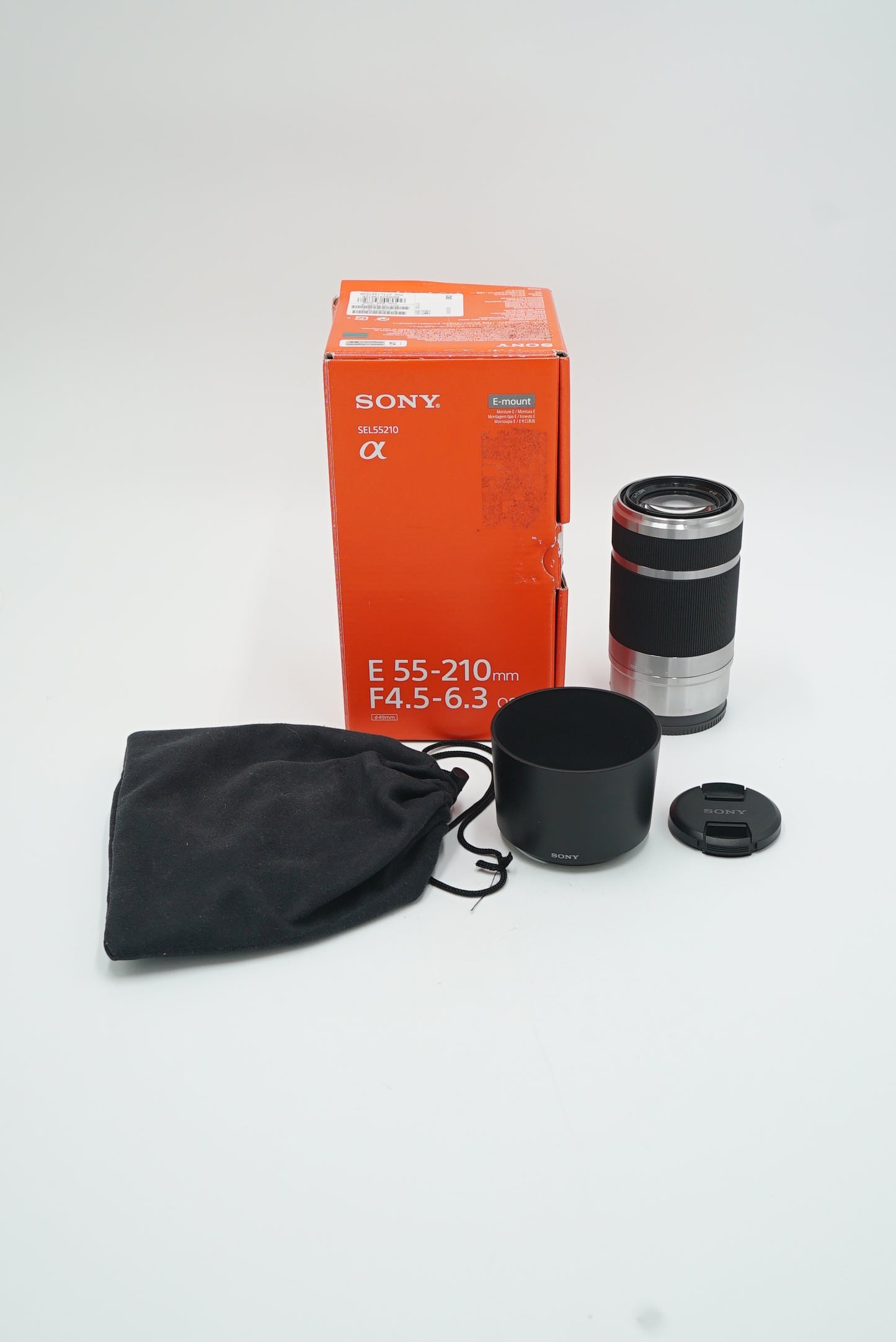 Sony SEL55210/S/3478465 E 55-210mm f/4.5-6.3 OSS Lens, Used