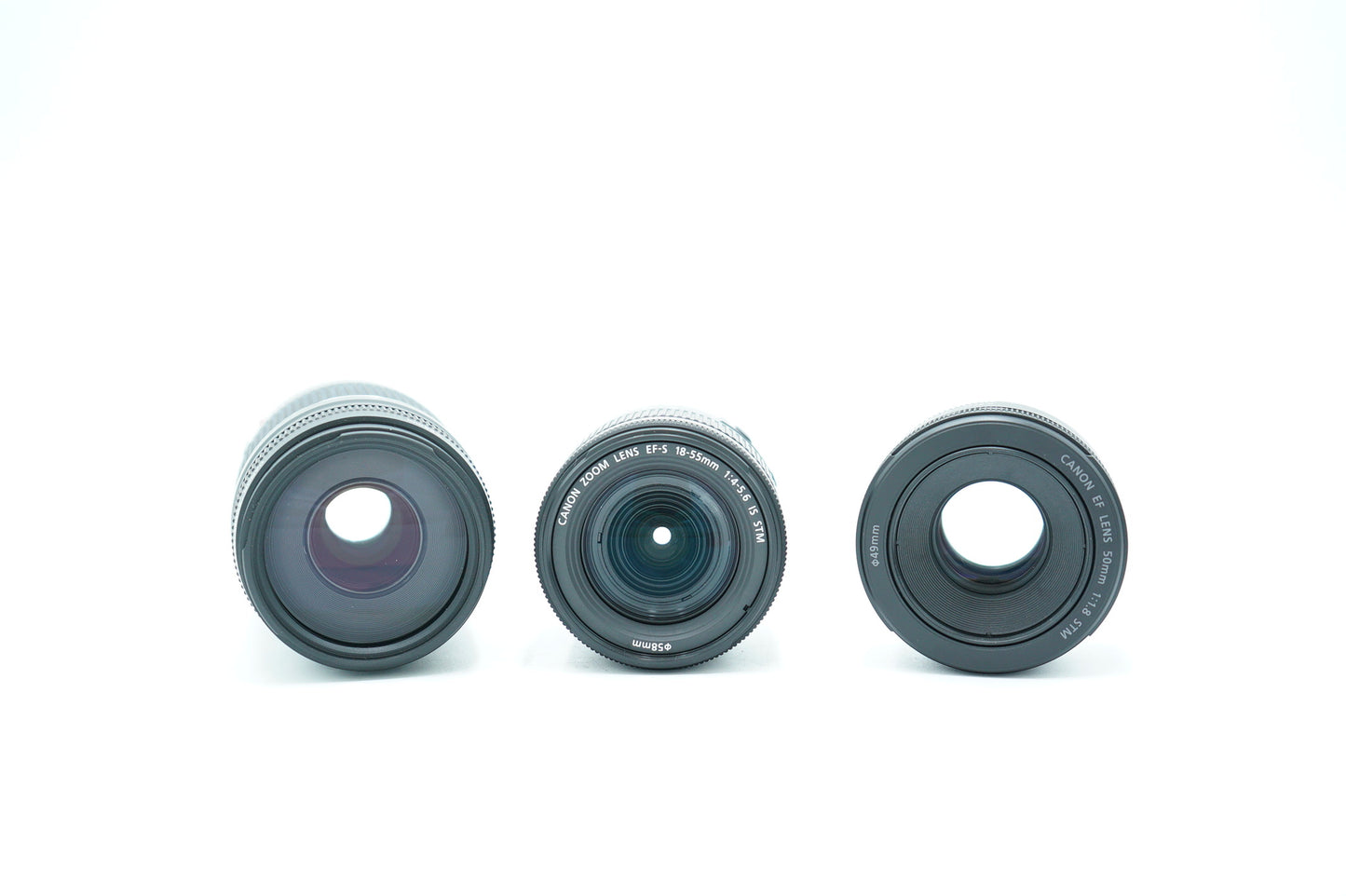 Canon EOSREBELSL2/04965 REBEL SL2 + EF-S 18-55mm + EF 50mm + EF 75-30mm, Used