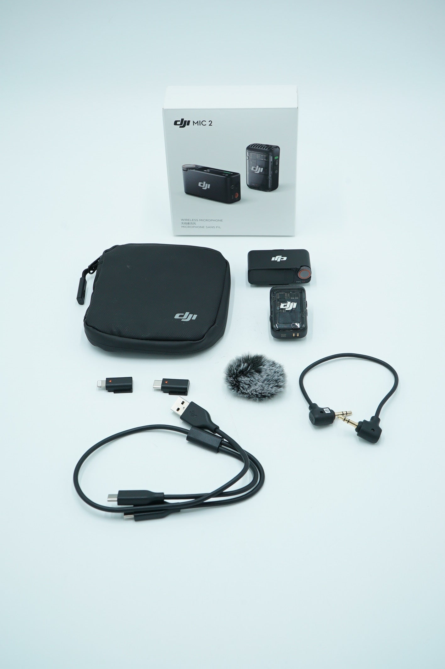 DJI MIC2/2077A MIC 2 Wireless Microphone (1 TX + 1 RX), Used