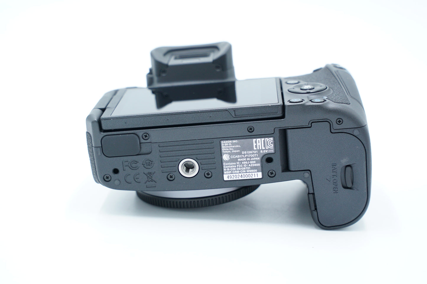 Canon EOS R/00211 EOS R Mirrorless Full-Frame Camera Body, Used