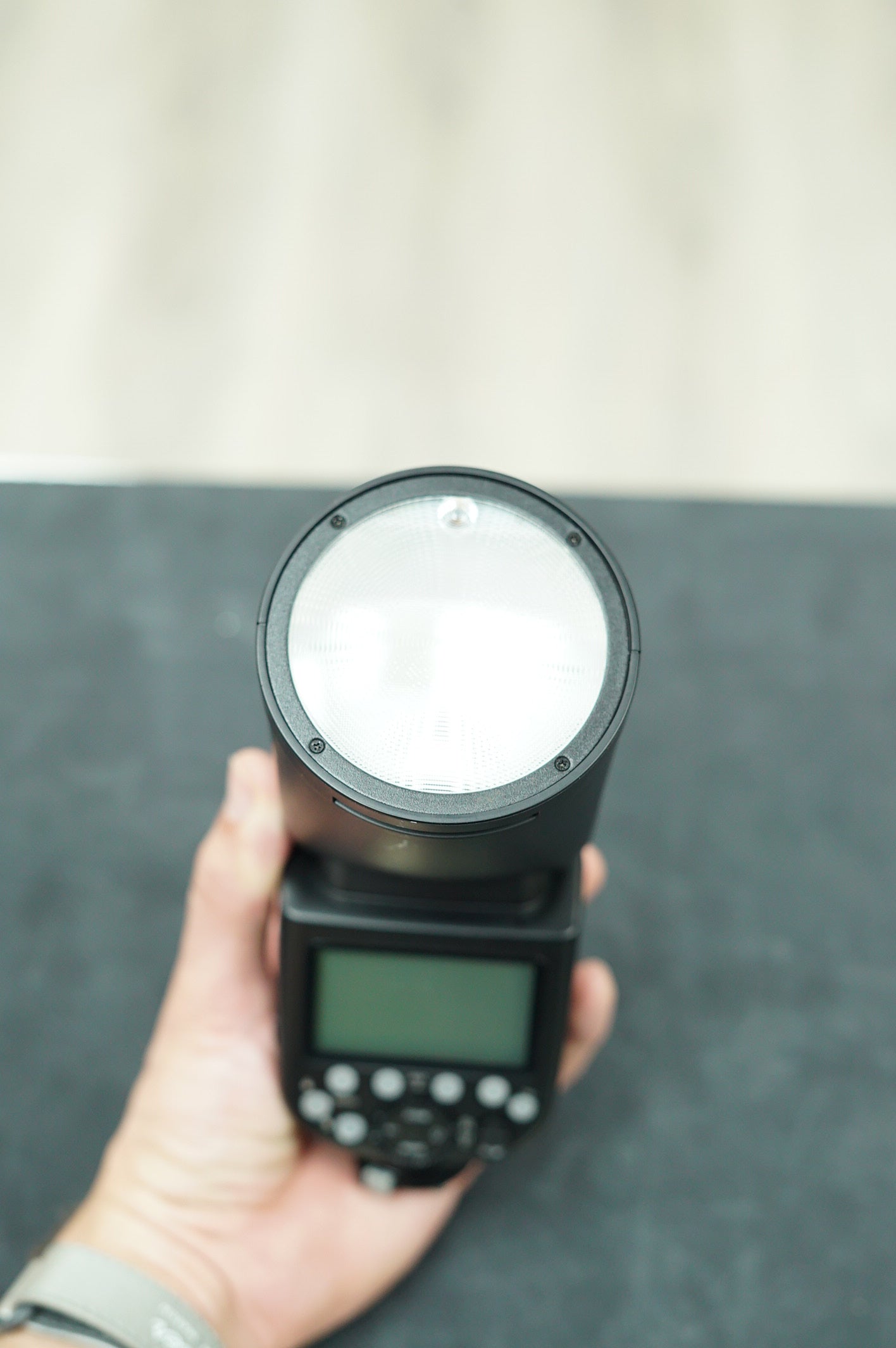 Godox V1C/96791 TTL Round Flash F/Canon + AKR1 Kit, Used