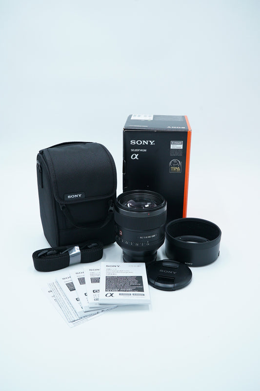 Sony SEL85F14GM/1880534 FE 85mm f/1.4 GM Lens, Used