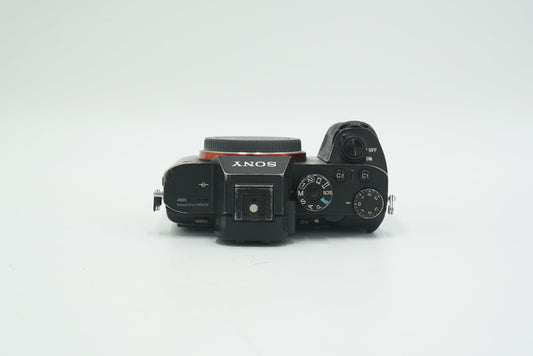 Sony A7RII/3421979 A7R Mark II Body Only + Battery Grip + Mini Tripod, Used