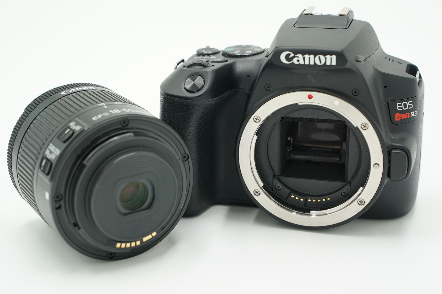 Canon EOSREBELSL3/21035 REBEL SL3, EF-S 18-55mm f/4-5.6 IS STM, Used