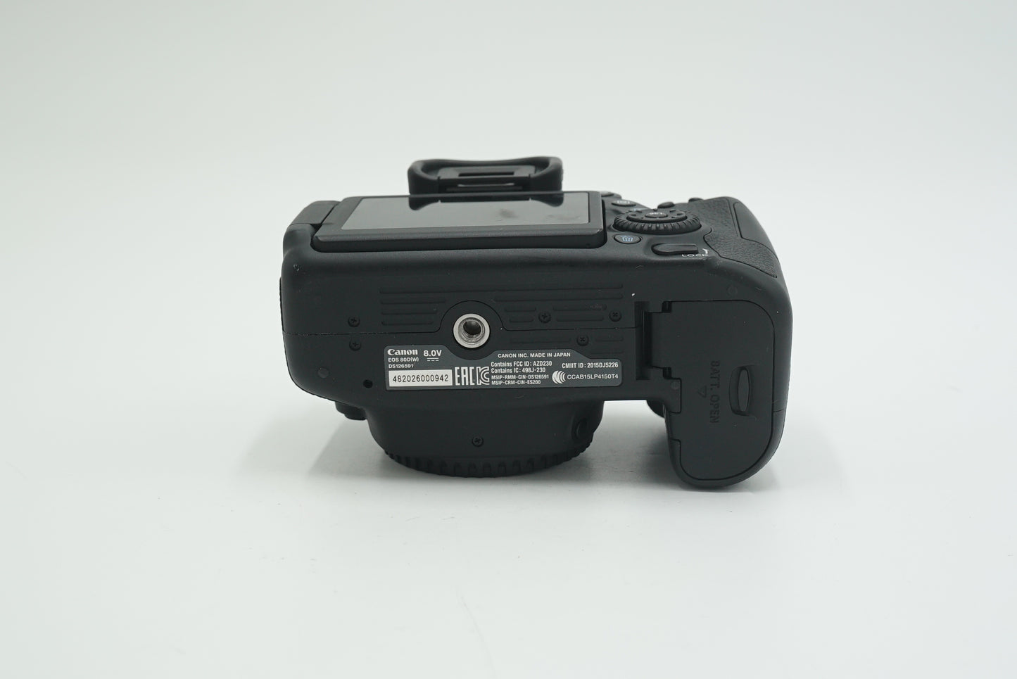 Canon EOS80D/BODY/00942 EOS 80D, Body Only, Used