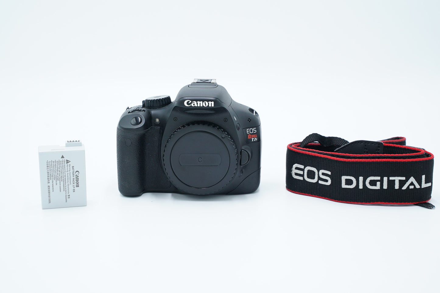 Canon EOSREBELT2I/1855/00181 EOS Rebel T2i + EF-S 18-55mm + Bag, Used