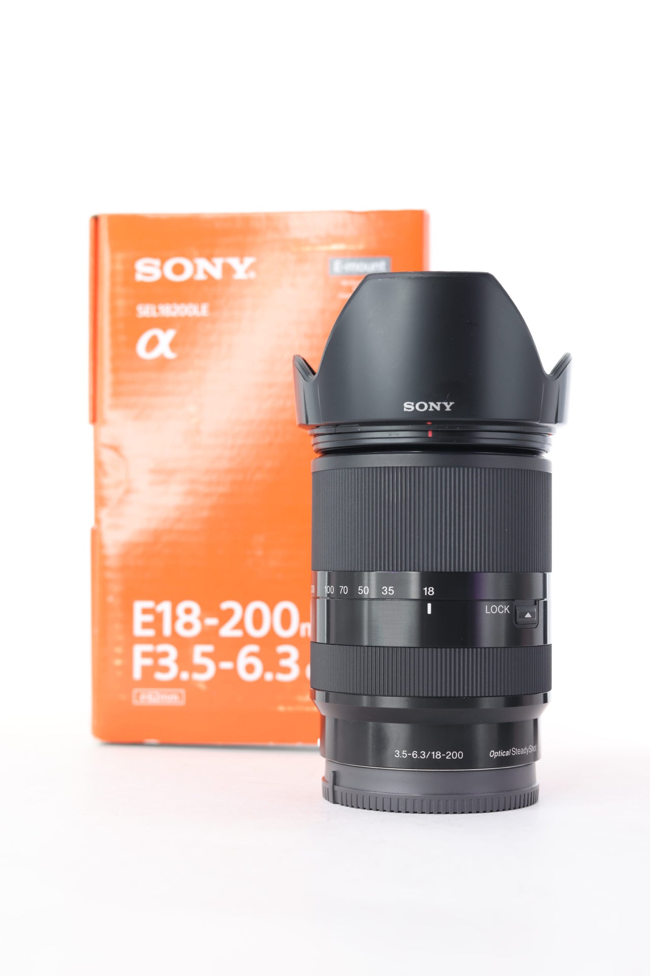 Sony SEL18200LE/2017591 E 18-200mm F/3.5-6.3 OSS LE Lens, Ø62, Used