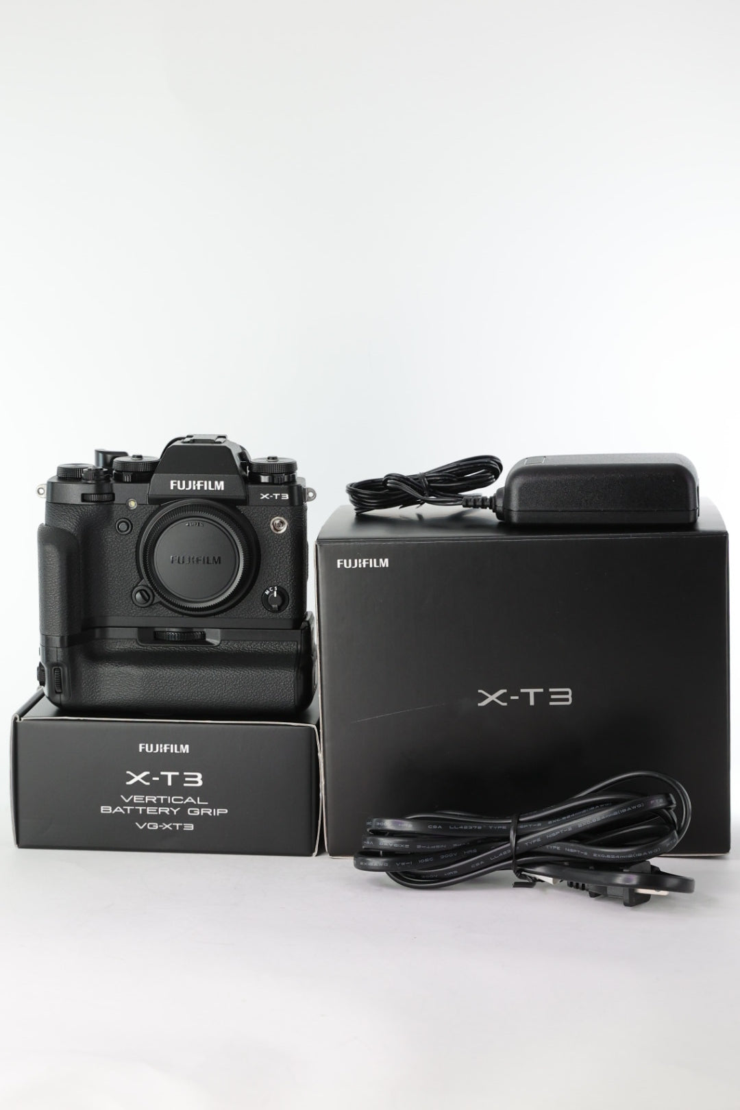 Fujifilm XT3WW/BODY/00775 XT3, Body Only + VGXT3 Battery Grip, Used