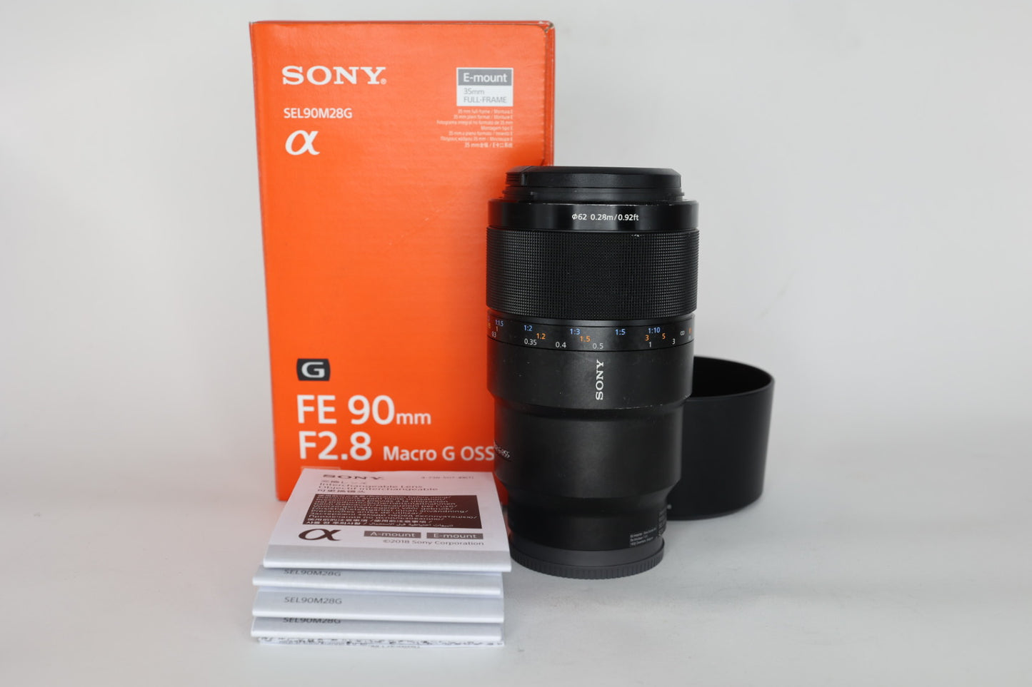 Sony SEL90M28G/1920061 FE 90mm f/2.8 Macro G OSS Lens, Used