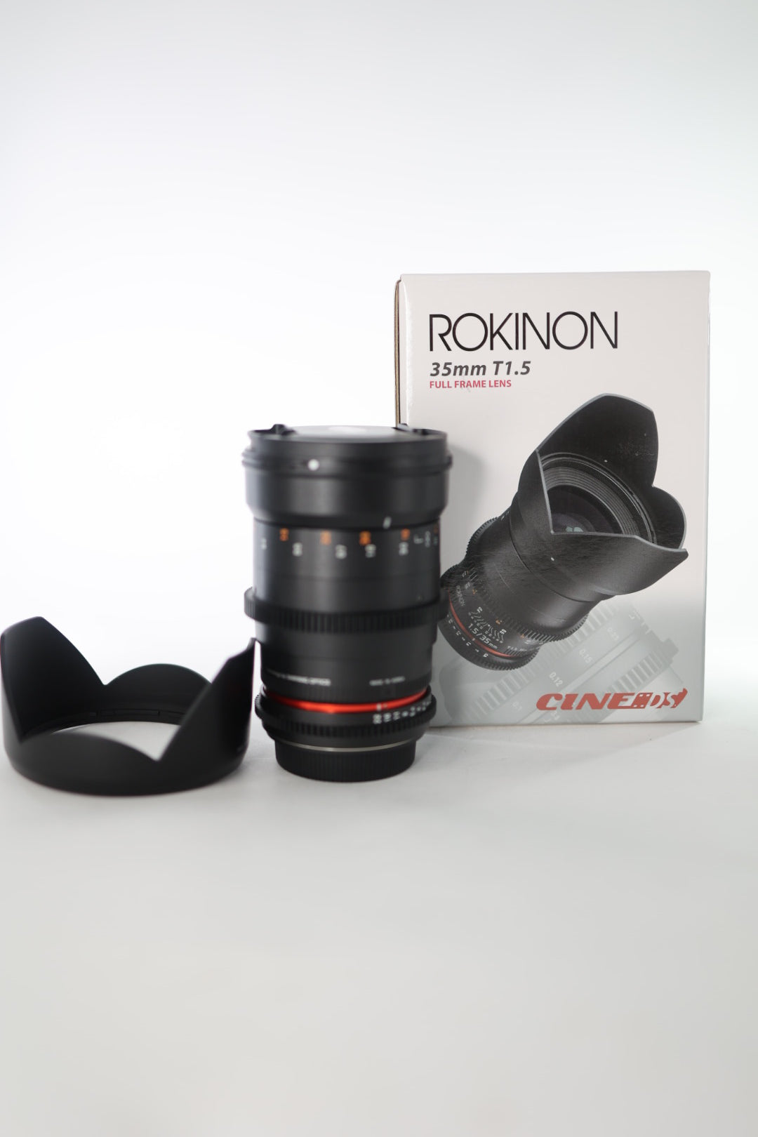 Rokinon 35T1.5/26834 35mm T1.5 Cine AS IF UMC Lens F/Canon, Used