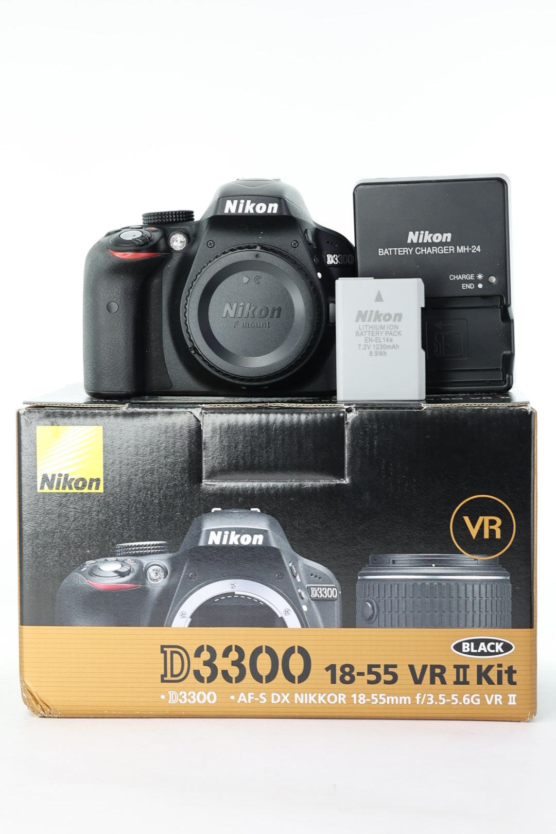 Nikon D3300/1855/21069 D3300 + AF-S 18-55mm f/3.5-5.6G II DX VR, Used