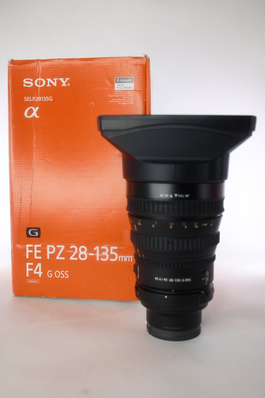 Sony SELP28135G/5104241 FE PZ 28-135mm F/4 G OSS Lens, Ø95, Used