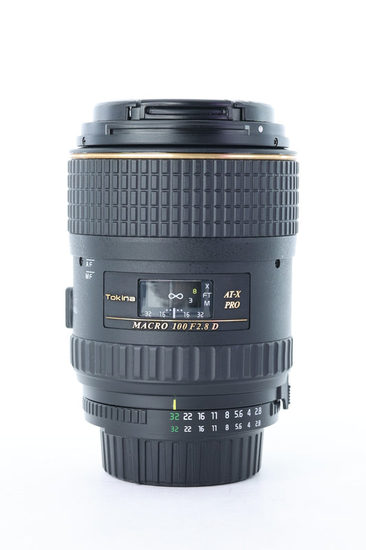 Tokina 100/2.8N/92617 100mm f/2.8D AT-X Pro Macro F/Nikon, Used