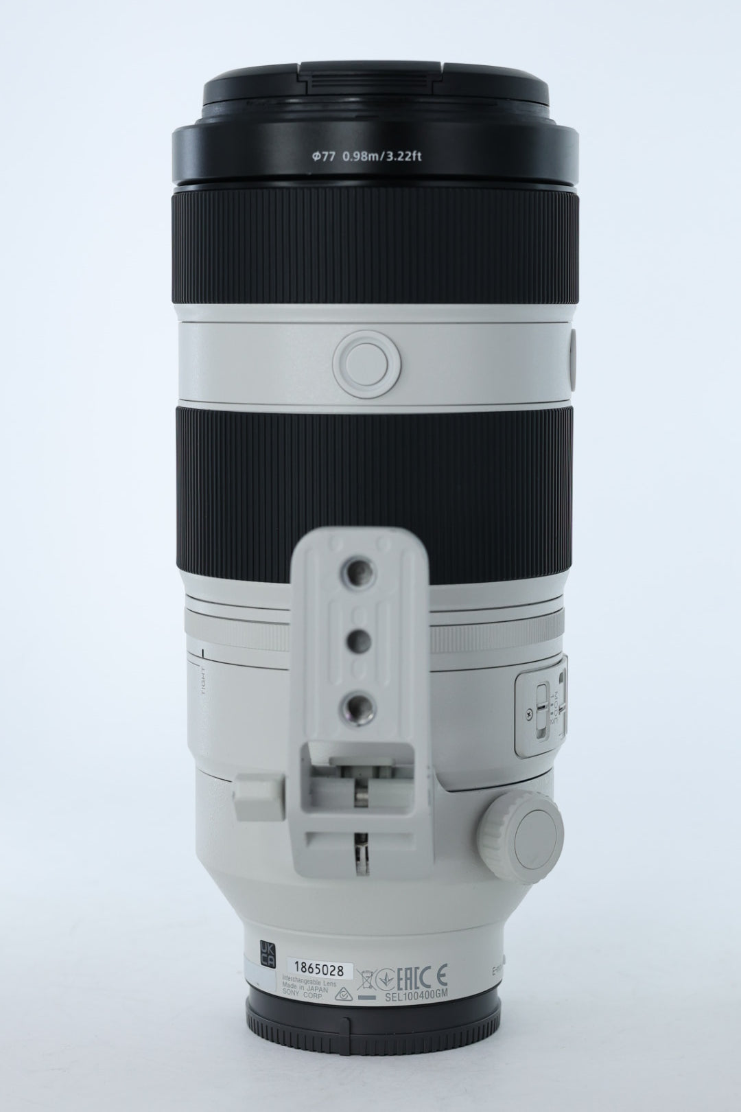 Sony SEL100400GM/1865028 FE 100-400mm f/4.5-5.6 GM OSS Lens, Ø77, Used