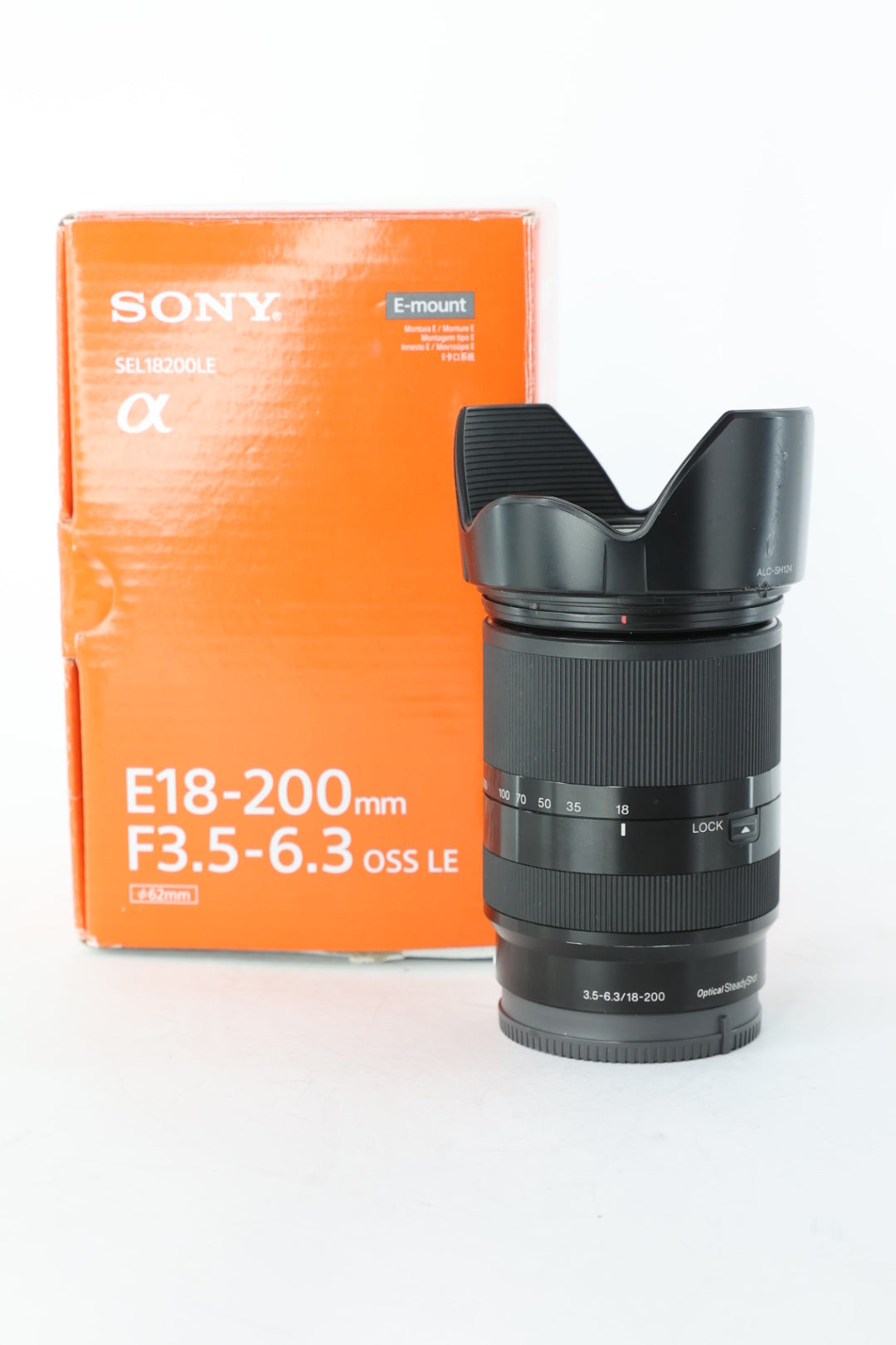 Sony SEL18200LE/2014262 E 18-200mm F/3.5-6.3 OSS LE Lens, Ø62, Used