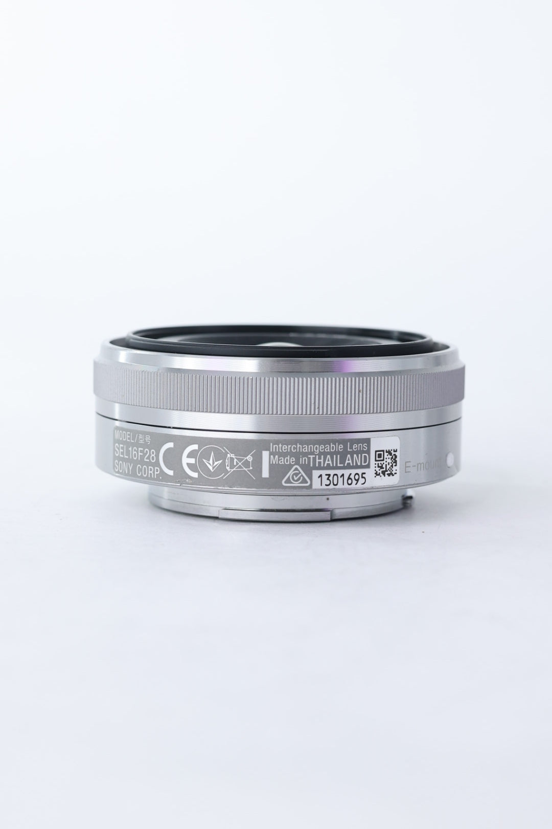 Sony SEL16F28/1301695 E 16mm f/2.8 Lens, Silver, Used