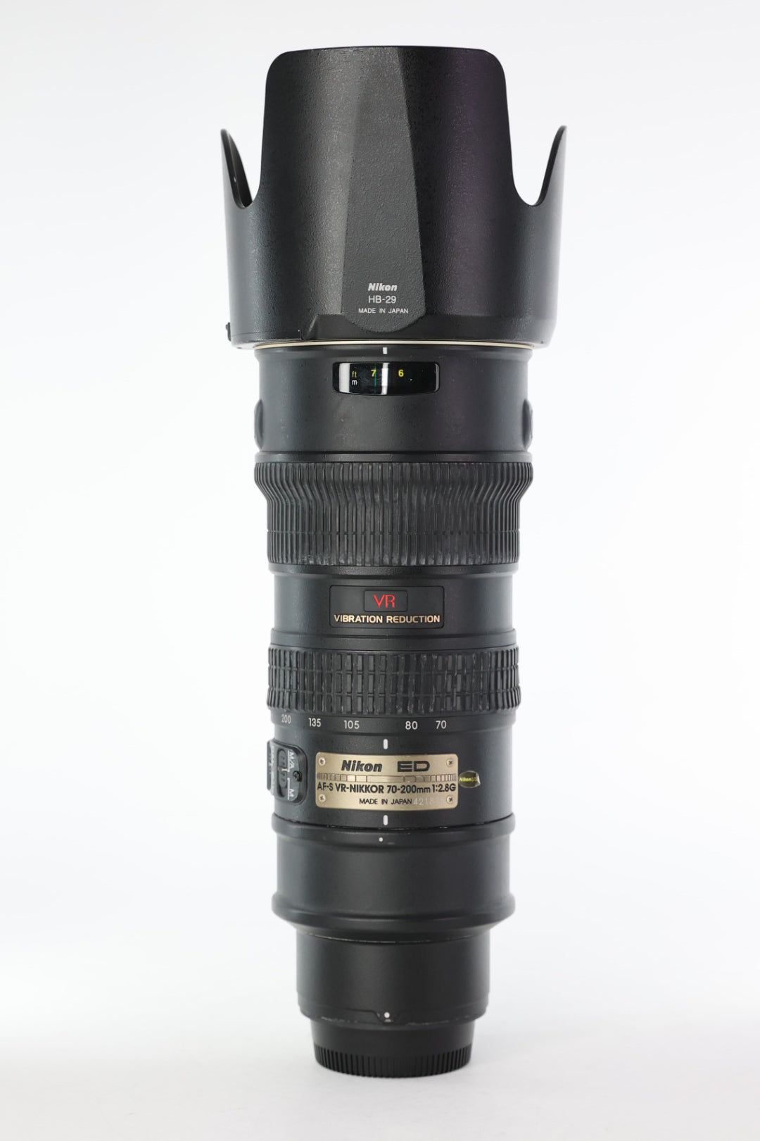 Nikon AFS70200/2.8GEDVR/21876, AF-S 70-200mm f/2.8G ED VR, Used