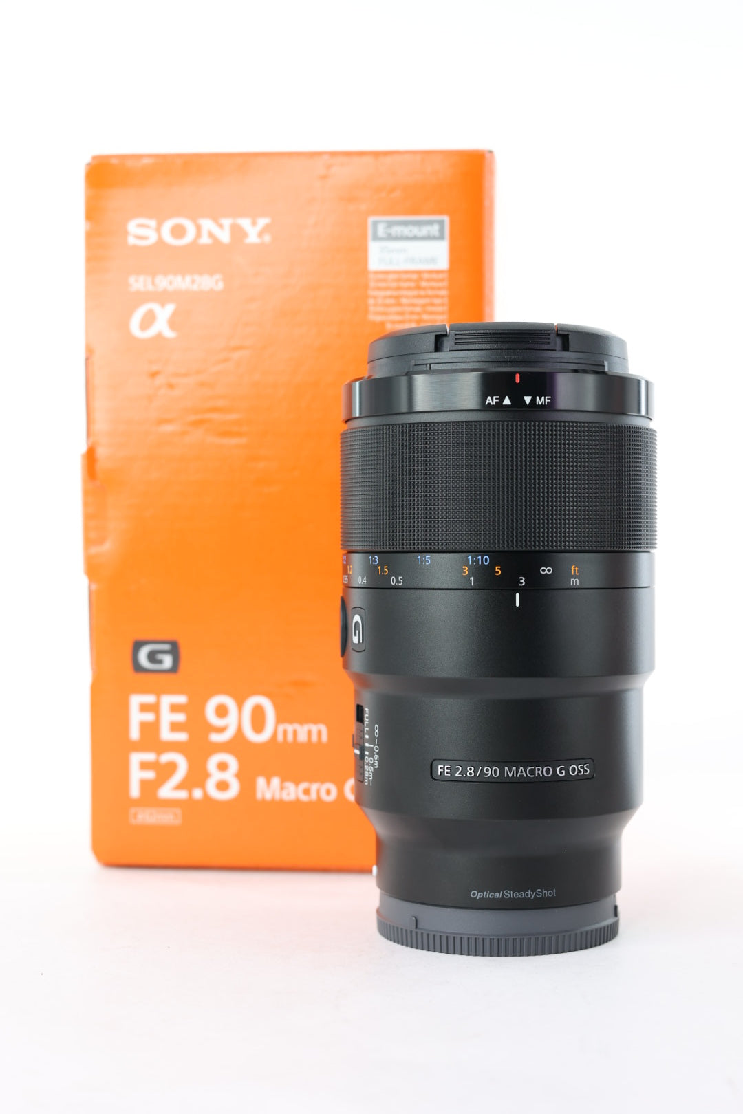 Sony SEL90M28G/1978704 FE 90mm f/2.8 Macro G OSS Lens, Used