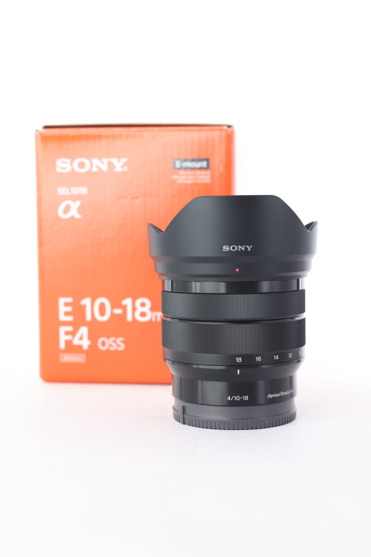 Sony SEL1018/2023532 E 10-18mm f/4 OSS Lens, Used
