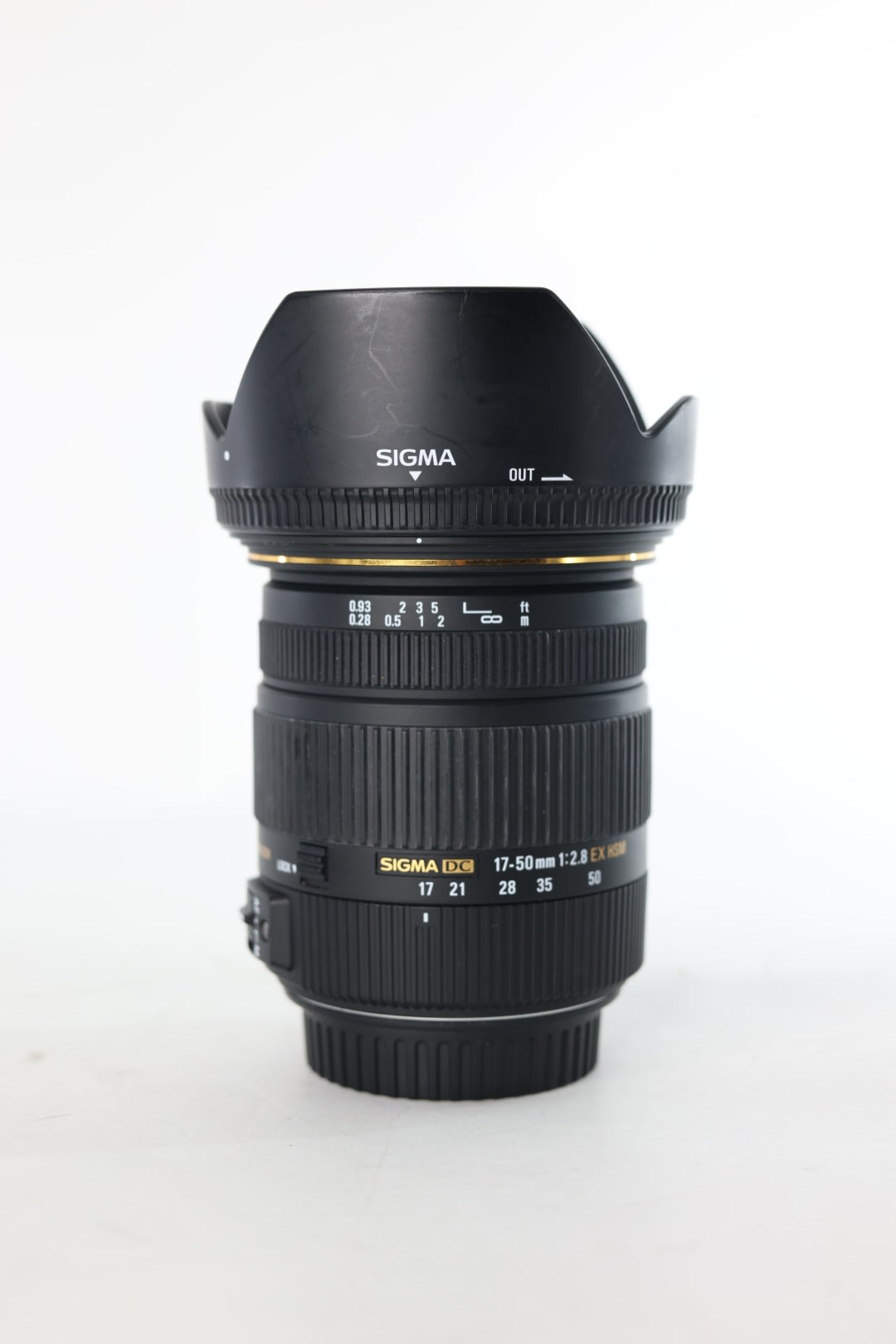 Sigma 1750/2.8C/48034 17-50mm f/2.8 EX DC OS Lens F/Canon, Used