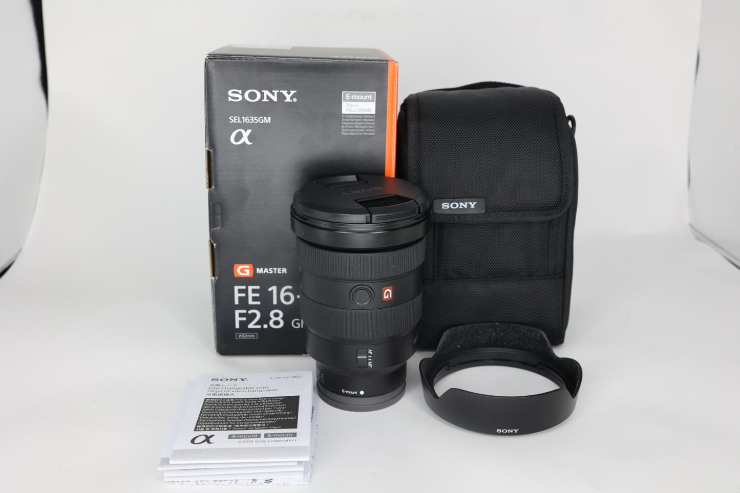 Sony SEL1635GM/1918943 FE 16-35mm f/2.8 GM Lens, Used