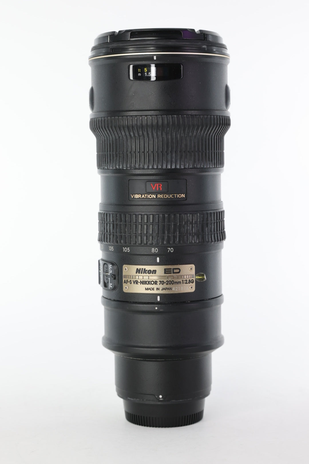 Nikon AFS70200/2.8GEDVR/21876, AF-S 70-200mm f/2.8G ED VR, Used