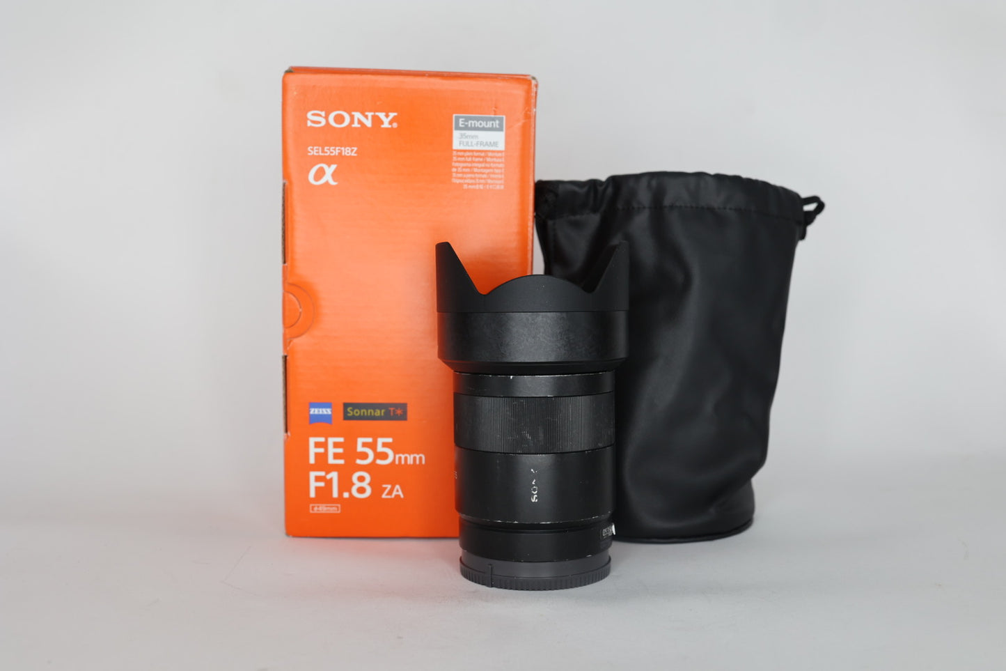 Sony SEL55F18Z/0535468 SONNAR T* FE 55mm f/1.8 ZA, Used