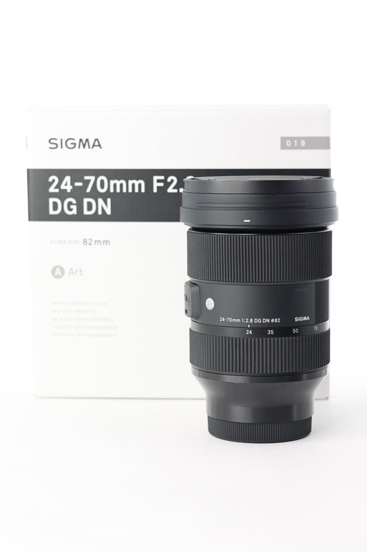 Sigma 2470DGDN/2.8S/48267 24-70mm F/2.8 DG DN Art F/Sony E, Ø82, Used
