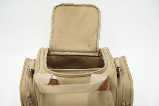 MacGregor Large Shoulder Bag, Tan Canvas, Used