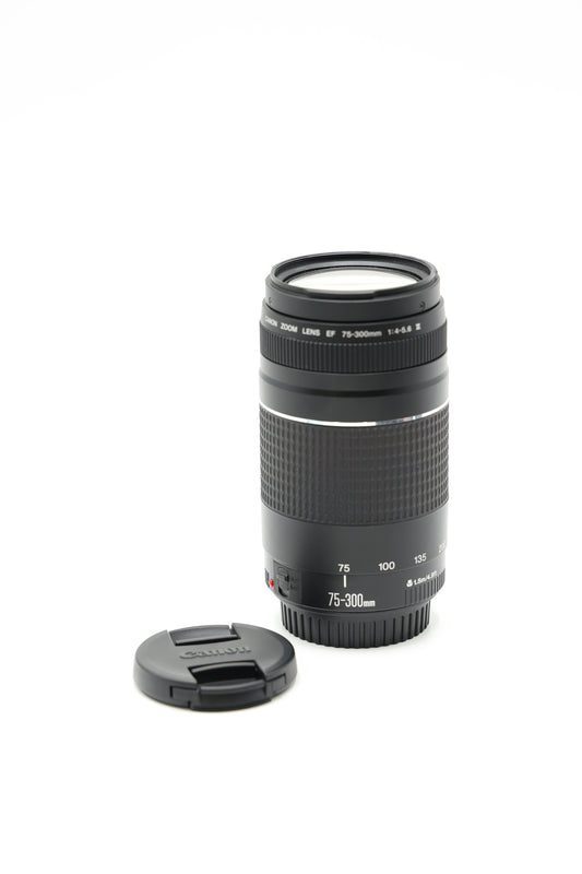 Canon EOSREBELT7/DUALLENS/25199 Rebel T7, EF-S 18-55mm f/4-5.6 IS STM + EF 75-300mm f/4-5.6 III, Used