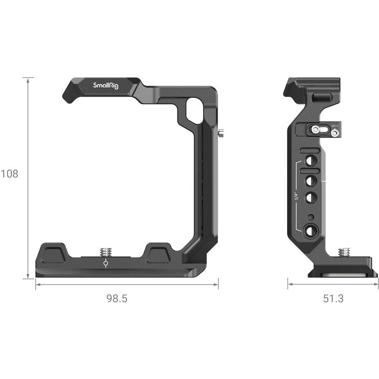 SmallRig Half Camera Cage for Sony a1 and Select a7 Models (3639), Open Box
