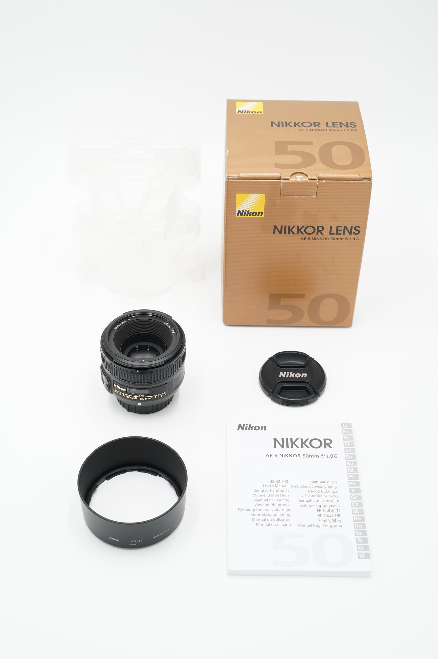 Nikon AFS50/1.8G/69409 AF-S NIKKOR 50mm f/1.8G, Used