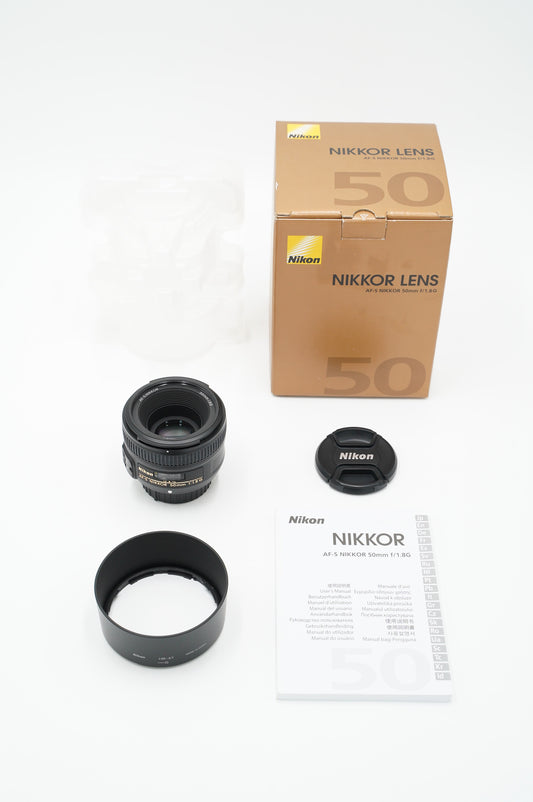 Nikon AFS50/1.8G/69409 AF-S NIKKOR 50mm f/1.8G, Used