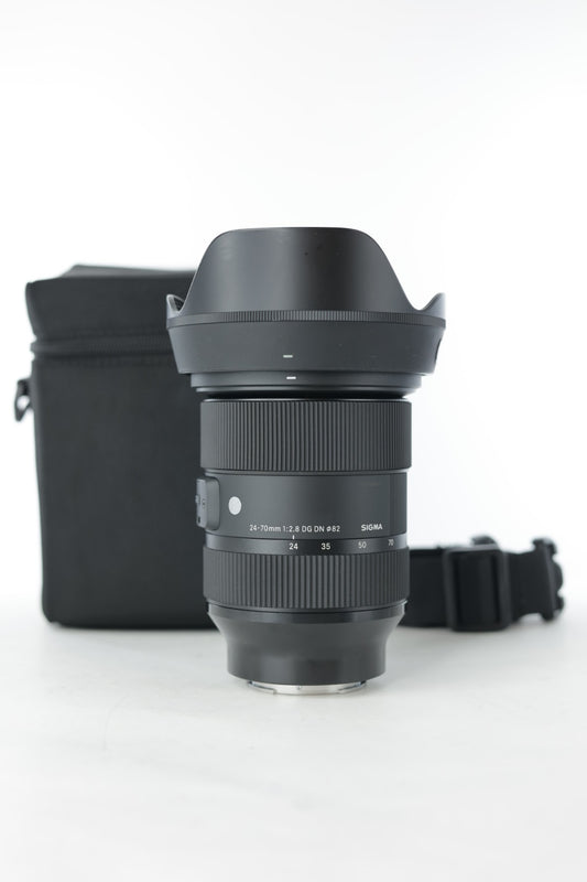 Sigma 2470DGDN/2.8S/48911 24-70mm F/2.8 DG DN Art F/Sony E, Ø82, Used