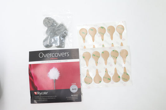 Rycote Overcovers 6-Pack, 29 Stickies Black, Used
