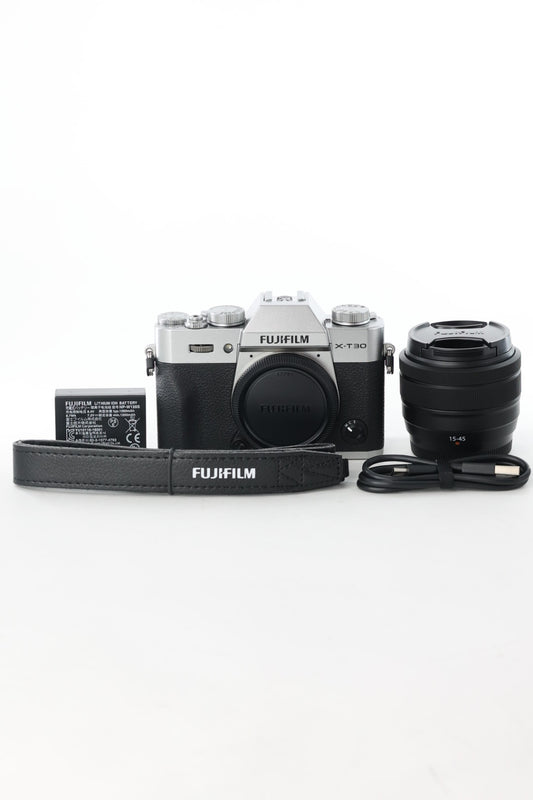 Fujifilm XT30II/1545/S/09406, XT30 II XC 15-45mm f/3.5-5.6 OIS PZ Lens Silver, Used