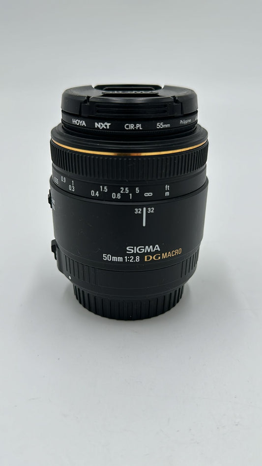 Sigma 50/2.8C/04946 50mm f/2.8 Macro EX F/Canon AF, Used