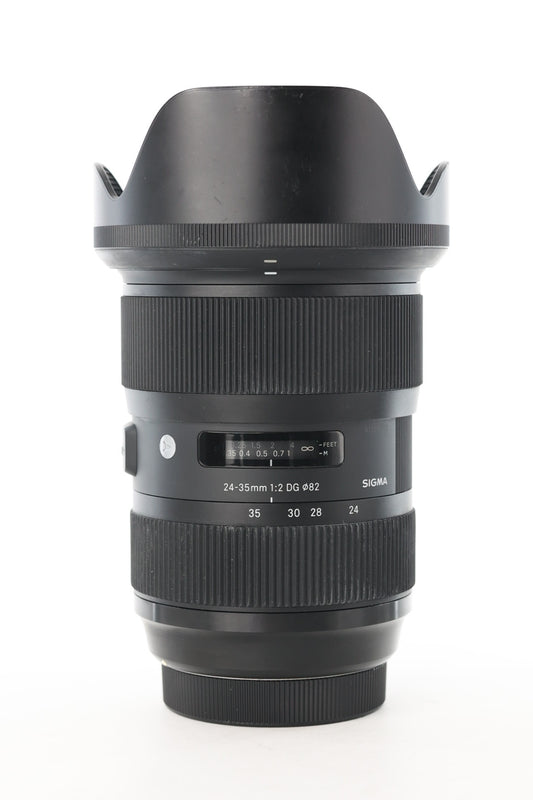 Sigma 2435/2C/58008 24-35mm f/2 DG HSM ART Lens F/Canon EF, Used
