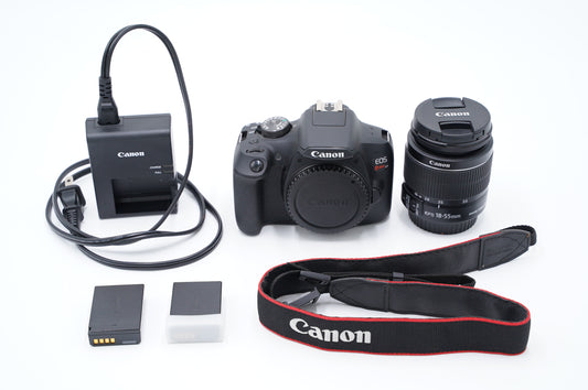 Canon EOSREBELT7/1855/42751 Rebel T7, EF-S 18-55mm f/3.5-5.6 IS II, Used