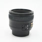 Nikon AFS50/1.8G/69409 AF-S NIKKOR 50mm f/1.8G, Used