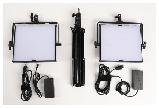 GVM 520LS-B Bi-Color LED Video Light (2 lights & 1 Stand), Used