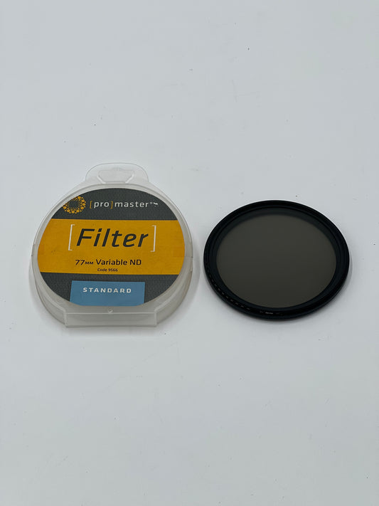 Promaster 77mm Variable ND Filter, Used